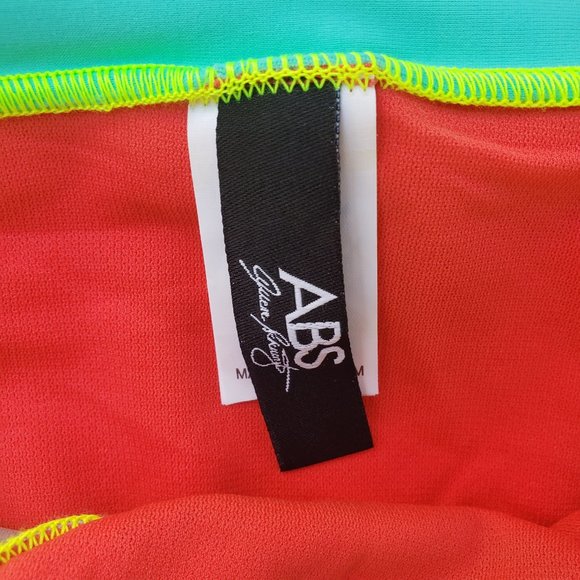 NWT Allen Schwartz Neon Orange Purple Leopard Print Bikini Bottoms - Picture 5 of 11